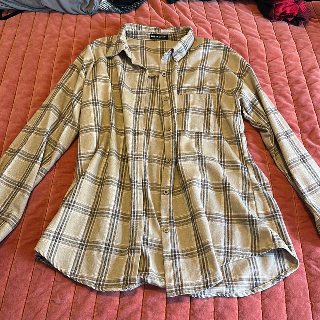 Shein Button Down Flannel